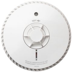   FireAngel FA6215-INT Hőérzékelő Riasztó - Hosszú Élettartamú Hőjelző Konyhába és Garázsba, Modern Fehér Kivitelben