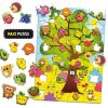 Montessori Baby 2az1-ben Kézségfejlesztő Játék Gyümölcsök Puzzle