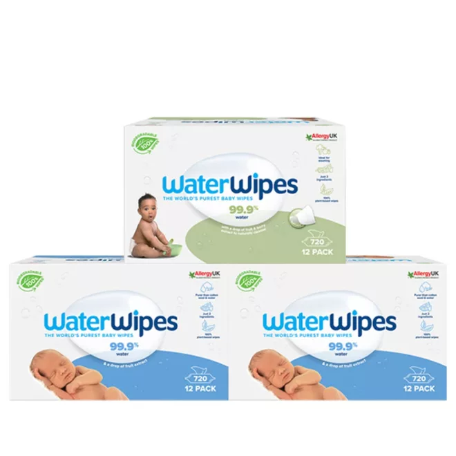 WaterWipes Biodegradable Baby és Szappanbogyó Törlőkendő Vegyes Csomag
