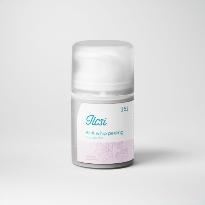 Ilcsi AHA 8% Peeling Hab Tejsavas Bőrmegújító Hab Minden Bőrtípusra 50ml (receptúra 151)