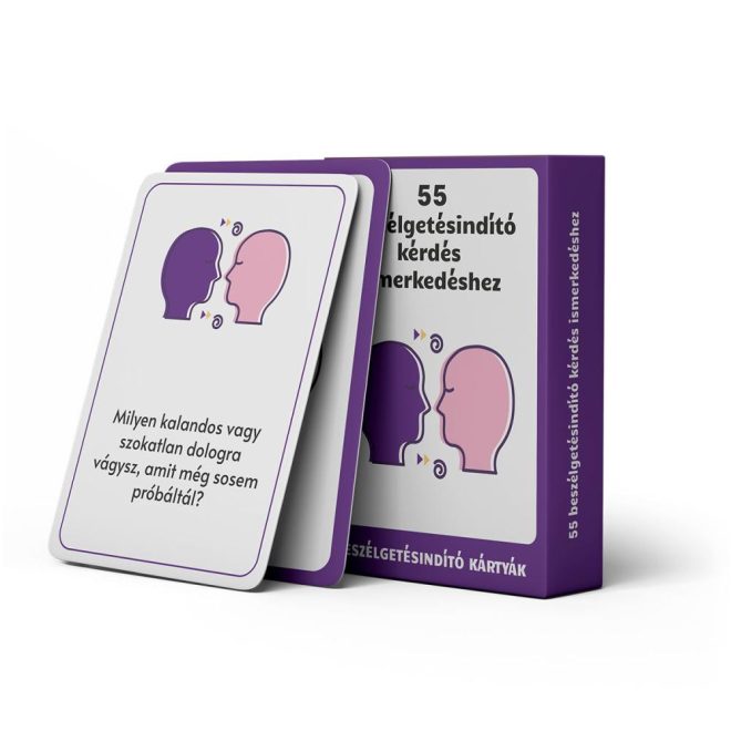 55 Beszélgetésindító Kérdés Ismerkedéshez - Pároknak, Barátoknak és Új Kapcsolatokhoz Tervezett Kérdéskártya Játék Mélyebb, Tartalmas Beszélgetésekhez