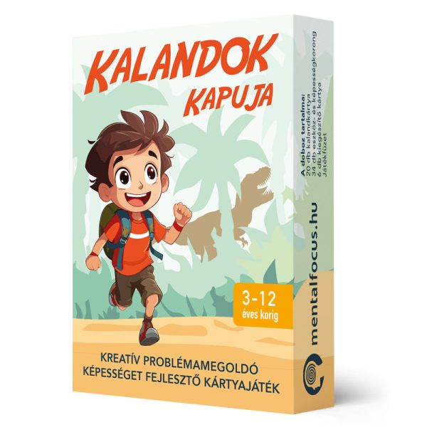 Kalandok Kapuja Kártyajáték Kreatív Problémamegoldó Képesség Fejlesztő Kártyajáték 3-12 Éves Korig - Fantáziadús Kaland, Könnyen Játszható Szabályokkal
