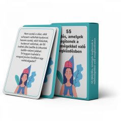   55 Kérdés, Amelyek Segítenek a Nehézségekkel Való Megküzdésben - Beszélgetésindító Kártyajáték Önismerethez, Lelki Egyensúlyhoz és Megküzdési Stratégiák Fejlesztéséhez