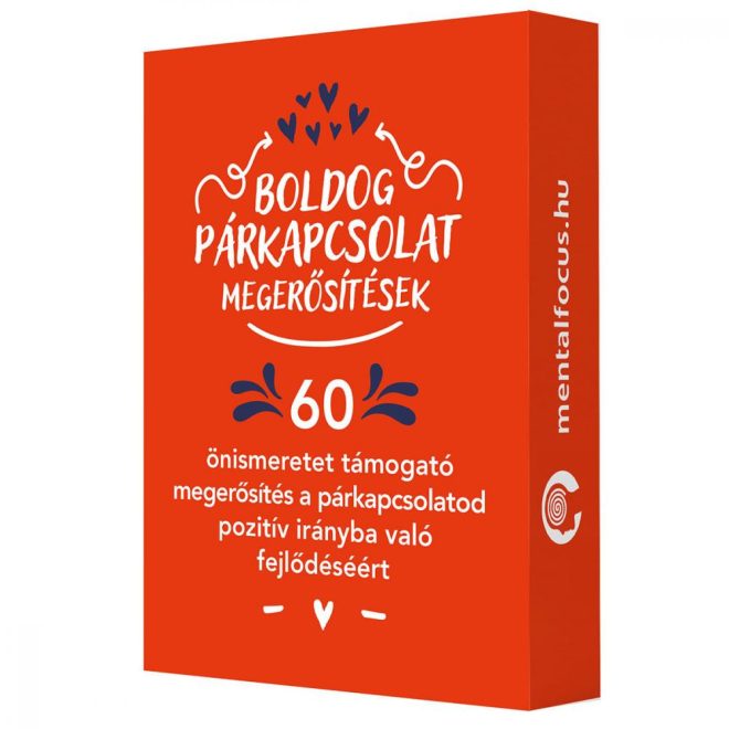 Boldog Párkapcsolat Megerősítések - Inspiráló Kártyacsomag Pároknak a Kapcsolat Erősítéséhez és Mindennapi Pozitív Üzenetekhez