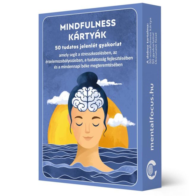 Mindfulness Kártyák - Tudatos Jelenlétet Fejlesztő Kártyacsomag Relaxációhoz, Stresszcsökkentéshez és Lelki Egyensúly Megteremtéséhez