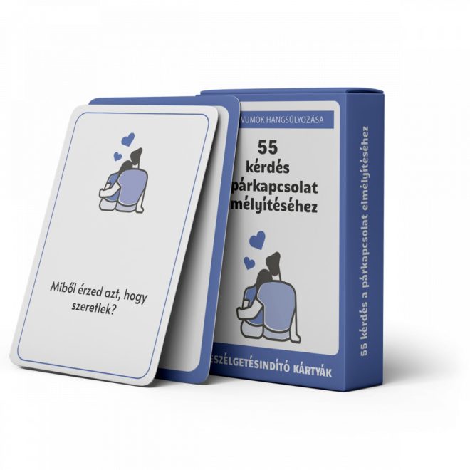 55 Kérdés a Céljaid Kitűzéséhez és Eléréséhez - Beszélgetésindító Kártyajáték Önismerethez, Motivációhoz és Hatékony Céltervezéshez