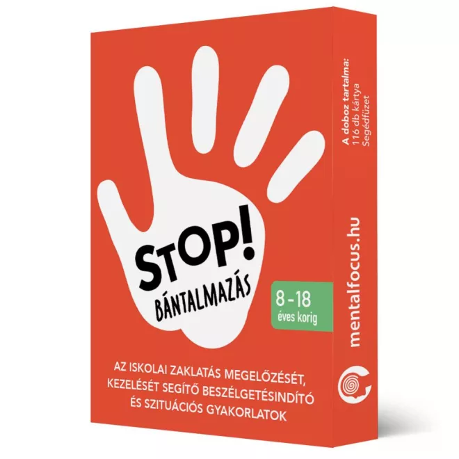 STOP Bántalmazás! - Kártyacsomag Gyerekeknek és Felnőtteknek a Bántalmazás Felismeréséhez, Megelőzéséhez és Biztonságos Kommunikáció Fejlesztéséhez