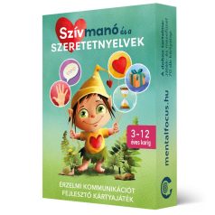   Szívmanó és a Szeretetnyelvek - Kártyajáték Gyerekeknek és Családoknak a Szeretet Kifejezésének Megtanulásához és Az Érzelmi Kapcsolódás Erősítéséhez