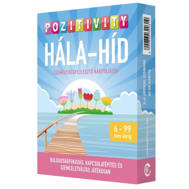 Pozitivity Hála-Híd Kártyajáték 6-99 Éves Korig - Boldogságfokozás, Kapcsolatépítés és Szemléletváltás Játékosan