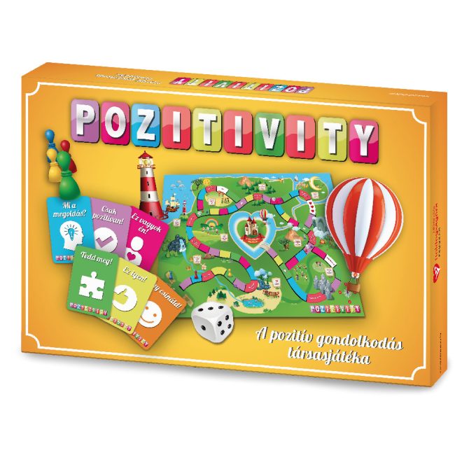 Pozitivity Társasjáték - Pozitív Gondolkodást Fejlesztő Családi Játék Érzelmi Intelligencia, Kommunikáció és Önbizalom Erősítésére