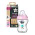 Tommee Tippee Natural Start Cumisüveg 260ml Mintás BPA Mentes Antikolikus Etetőcumi Újszülötteknek