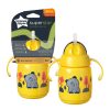 Tommee Tippee Superstar Szívószálas Tanuló Itatópohár 300ml Sárga Szivárgásmentes Antibakteriális BPA Mentes 6 Hónapos Kortól