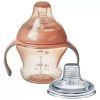 Tommee Tippee Nature Transition Itatópohár 150ml Rózsaszín Puha Szilikon Ivócsőr BPA Mentes 4 Hónapos Kortól