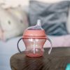 Tommee Tippee Nature Transition Itatópohár 150ml Rózsaszín Puha Szilikon Ivócsőr BPA Mentes 4 Hónapos Kortól