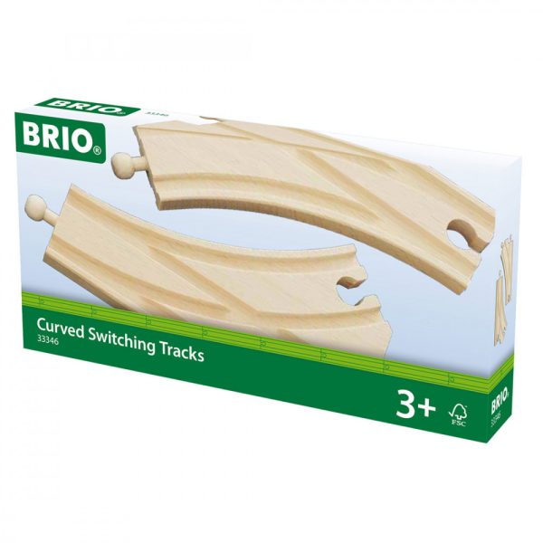 Brio Y Elágazás Sín 2db Fajáték 2 Éves Kortól (Brio 33346)