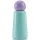 LUND Skittle Mini Acél Kulacs 300ml Menta/Lila - BPA Mentes, Duplafalú Hőszigetelés, 24 Órán Át Hidegen és 12 Órán Át Melegen Tartcs 300ML Menta/Lila