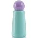 LUND Skittle Mini Acél Kulacs 300ml Menta/Lila - BPA Mentes, Duplafalú Hőszigetelés, 24 Órán Át Hidegen és 12 Órán Át Melegen Tartcs 300ML Menta/Lila