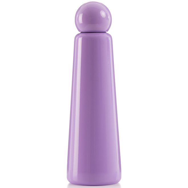 LUND Skittle Jumbo Acél Kulacs 750ml Lila - BPA Mentes, Duplafalú Hőszigetelés, 24 Órán Át Hidegen és 12 Órán Át Melegen Tart