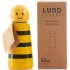 LUND Skittle Mini Acél Kulacs 300ml Bumble Bee - BPA Mentes, Duplafalú Hőszigetelés, 24 Órán Át Hidegen és 12 Órán Át Melegen Tart