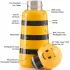 LUND Skittle Mini Acél Kulacs 300ml Bumble Bee - BPA Mentes, Duplafalú Hőszigetelés, 24 Órán Át Hidegen és 12 Órán Át Melegen Tart