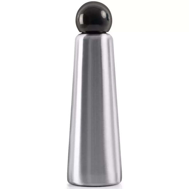LUND Skittle Jumbo Acél Kulacs 750ml Midnight Black - BPA Mentes, Duplafalú Hőszigetelés, 24 Órán Át Hidegen és 12 Órán Át Melegen Tart