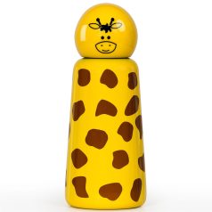   LUND Skittle Mini Acél Kulacs 300ml Giraffe - BPA Mentes, Duplafalú Hőszigetelés, 24 Órán Át Hidegen és 12 Órán Át Melegen Tart