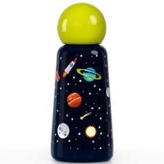   LUND Skittle Mini Acél Kulacs 300ml Planets - BPA Mentes, Duplafalú Hőszigetelés, 24 Órán Át Hidegen és 12 Órán Át Melegen Tart