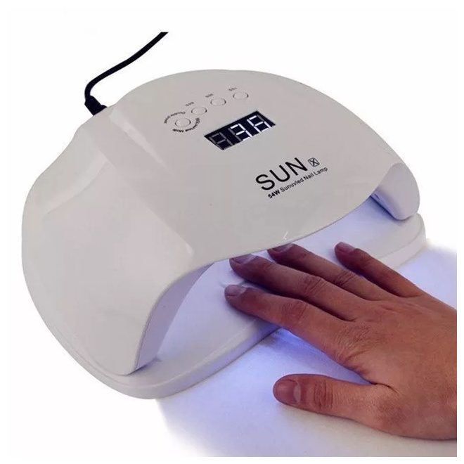 Sun X Műkörmös Lámpa 36 UV LED Fényforrás 54W Fehér Színben