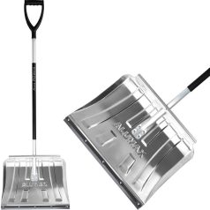   Prosperplast Alumax S Hótoló Hólapát 50x37,5cm - 150,5cm Alumínium Nyéllel, Gumi Élű, Fogantyúval, Vegyes Színek, Téli Hóeltakarításhoz