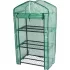 Strend Pro Garden Melegágy x083 69x49x128cm - 3 Polcos, UV-álló Megerősített PE Fólia, 16 mm-es Fémváz, Feltekerhető Nyílással