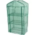 Strend Pro Garden Melegágy x083 69x49x128cm - 3 Polcos, UV-álló Megerősített PE Fólia, 16 mm-es Fémváz, Feltekerhető Nyílással