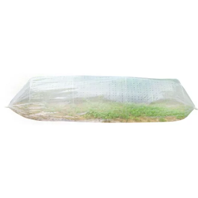 Strend Pro Garden Mini Melegágy 310x100cm -Perforált Fóliás Mini Melegház Kertbe, Csíráztatáshoz és Fagyvédelemhez