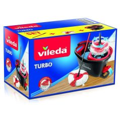   Vileda Turbo Felmosó Szett Vödörrel Mikroszálas Fej Csak Vízzel Is Hatékony Alapos Tisztítás Vegyszerek Nélkül - Hatékony Felmosás minden Háztartásban