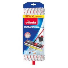   Vileda Ultramax xL Microfibre Felmosó Teleszkópos Nyél 140cm Fej 43x13cm Mikroszálas 2 az 1-ben Minden Kemény Padlóra 60 °C-ig Mosható - Praktikus Választás a Mindennapi Használathoz