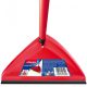 Vileda Flexi 2 az 1-ben Lapát 80cm Piros-Szürke Ergonomikus Kialakítással Gumi Peremmel Összecsukható és Akasztható Helytakarékos - Praktikus Takarítás a Mindennapokban