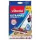 Vileda Ultramax Microfibre 2 az 1-ben Felmosó Huzat 2db Mikroszálas 60 °C-On Mosható Kemény Padlókhoz - Hatékony Felmosás minden Háztartásban