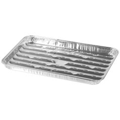   MagicHome Alumínium Sütőtálca 34x23x2.5cm - 3 darabos Szett, Praktikus és Egyszerhasználatos Konyhai Eszköz