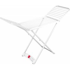   Vileda Solar Ruhaszárító 20 Méter Szárítási Terület Fehér Gyantavázzal Kerekekkel Biztonsági Zárral - Praktikus Szárítás és Helytakarékos Tárolás