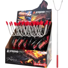   Strend Pro Grill Teleszkópos Nyárs 25-88cm - Állítható Hosszúságú, Tartós és Praktikus Grillkiegészítő