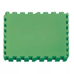   EVA Medence Szőnyeg 500x500x4mm Zöld - 9 db-os Csomag, Tartós és Csúszásmentes Alátét Medencékhez