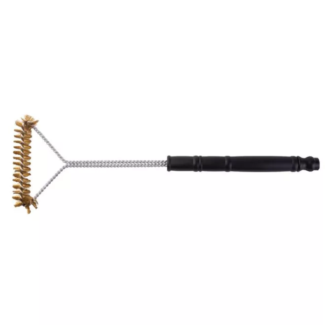 Strend Pro Grill Sárgaréz Kefe 53.3cm - Erős és Tartós Grillrács Tisztító, Hosszú Nyéllel a Kényelmes Használathoz