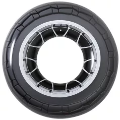   Bestway High Velocity Tire Felfújható Úszógumi 119cm (36102) - Strapabíró Autógumi Mintás Úszókarika Gyermekeknek és Felnőtteknek Medencéhez és Strandhoz