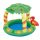 Bestway Friendly Jungle Play Pool Felfújható Gyermekmedence 99x91x71cm (52179) - Vidám Dzsungel Mintás Pancsoló Kicsiknek, Árnyékolóval és Játéktérrel