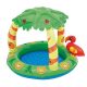 Bestway Friendly Jungle Play Pool Felfújható Gyermekmedence 99x91x71cm (52179) - Vidám Dzsungel Mintás Pancsoló Kicsiknek, Árnyékolóval és Játéktérrel
