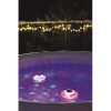 Bestway Flowclear LED Medencelámpa IP68 (58419) - Elemes Vízálló Világítás Föld Feletti Medencékhez, 3xAA Működésű, Színváltós Dekorációs Fény