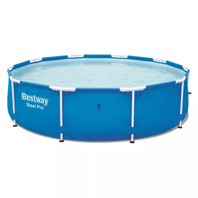 Bestway Steel Pro Felfújható Kerti Medence 305x76cm - Önfeledt Kerti Pancsoláshoz és Családi Nyári Kikapcsolódáshoz (Bestway 56677)