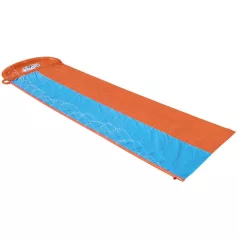   Bestway Kétpályás Vízi Csúszda Gyermekeknek 4.88m (52328) - Felfújható Versenycsúszda Vízpermetező Funkcióval Kerti Használatra