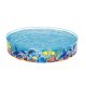 Bestway Fill 'N Fun Odyssey Gyermekmedence 244x46cm (55031) - Merevfalú Medence Vidám Mintával, Strapabíró Kültéri Pancsoló Kicsiknek