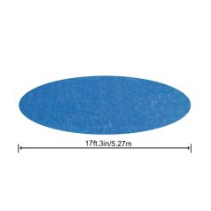   Bestway Szolártakaró Kerek Medencéhez D5.49m (58173) - Hőmegtartó és UV-álló Napenergia Takaró Csővázas és Felfújható Peremű Medencékhez