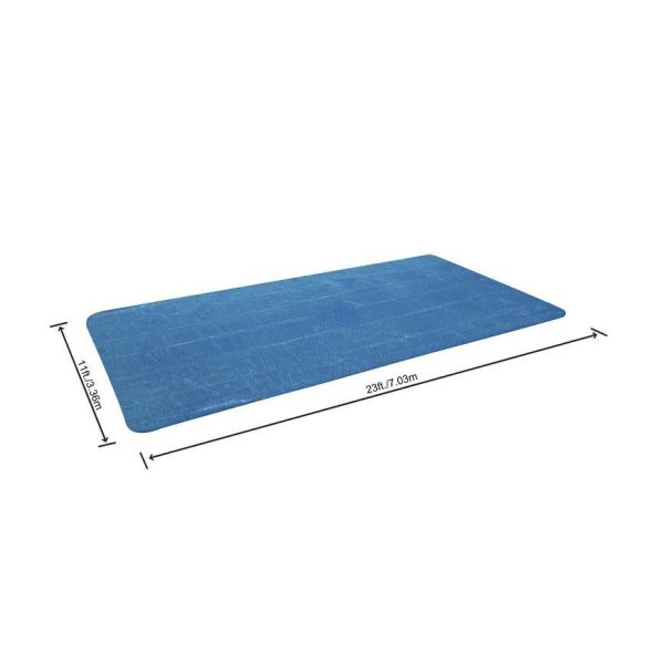 Bestway Szolártakaró Medencéhez 703x336cm (58228) - Hőmegtartó és Méretre Vágható Napenergia Takaró Föld Feletti Medencékhez